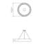 Cilíndrico 1 - Light LED Chandelier-68925263-69150620