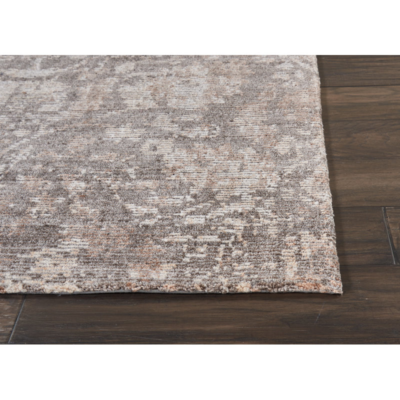 Dehl Rayon Oriental Indoor Rug, Rectangle 9'9" x 13'9"