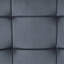 Causeuse avec dossier lâche gris et gris sable