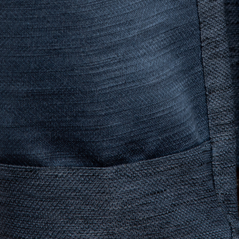 Koopman 100% Polyester Room Darkening Textured Solid Color Curtain Panel with Grommet Top , 50" W x 84" L, Indigo