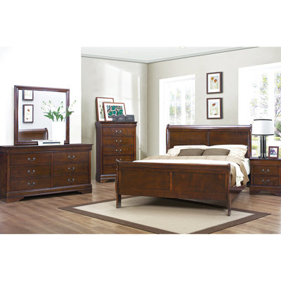 Lit, mobilier de chambre à coucher en bois traditionnel pour un sommeil profond