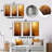 Moon Honey Harvest Dreamscape - Moon Metal Wall Art Prints Set Of 3-1756556498