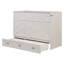 Lit escamotable double pleine grandeur avec grands tiroirs de rangement, lit pliant blanc et peu encombrant-815061293-815061295