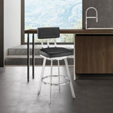 Bodhan Swivel Upholstered Counter Stool
