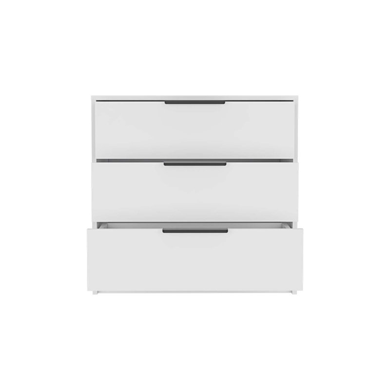 Commode 3 tiroirs Dawsmere, Blanc