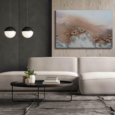  Art mural en toile, "60" x 40 "" Sans nom "par Petra Meikle de Vlas