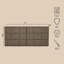 Commode double à 6 tiroirs Clive-820158355