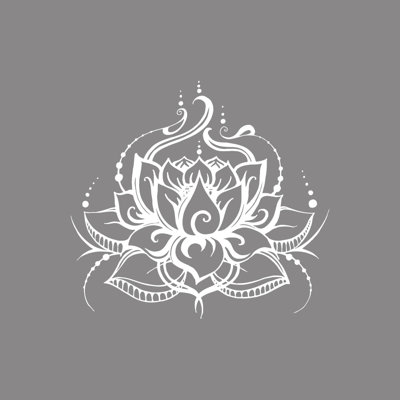 Adhésif décoratif fleur de lotus