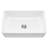 33.5X20 In Farmhouse Sink Undermount Kitchen Single Bowl Basin Fireclay White