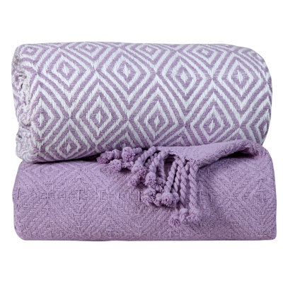  Jeté luxueux 100% coton