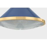 Highclere Pendant in Aged Brass by Mark D. Sikes