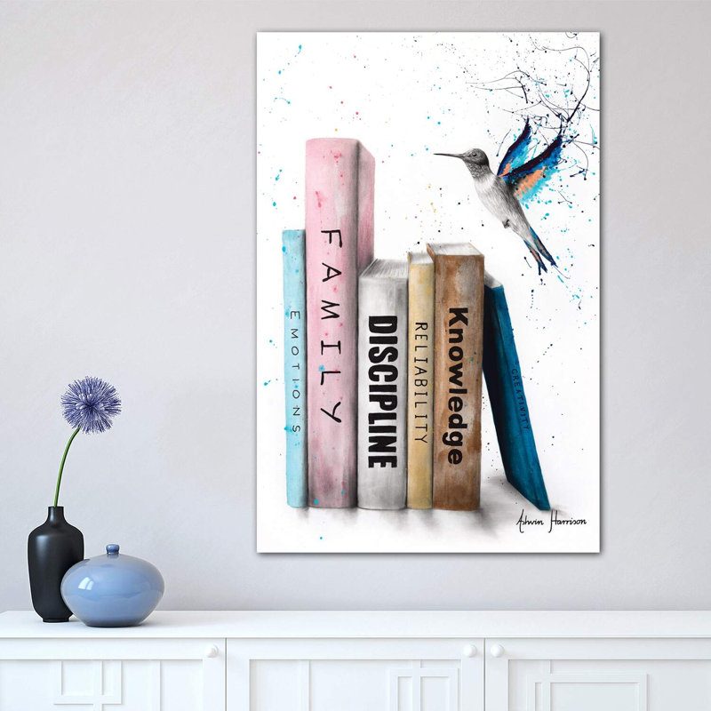 The Six Books Of Love by Ashvin Harrison - Wrapped Canvas Print, 66.04 cm H x 45.72 cm W x 3.175 cm D