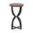 Ulott Wood and Metal Round Side Table