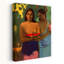 Deux Thaitiennes Classic Contemporary Spring Wall Art Print by Paul Gauguin - Wrapped Canvas Print-107007204