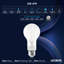 Ampoule DEL A19 Luxrite 7W = 60W 5CCT 2700K 3000K 3500K 4000K 5000K à intensité variable 800 lumens, ampoule Edison à DEL standard, homologuée UL, paquet de 12 culots E26