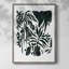 Encre Jungle II, reproduction encadrée - bois massif-1784439377