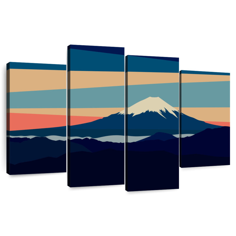 Mount Fuji Horizon, 27" H x 43" W