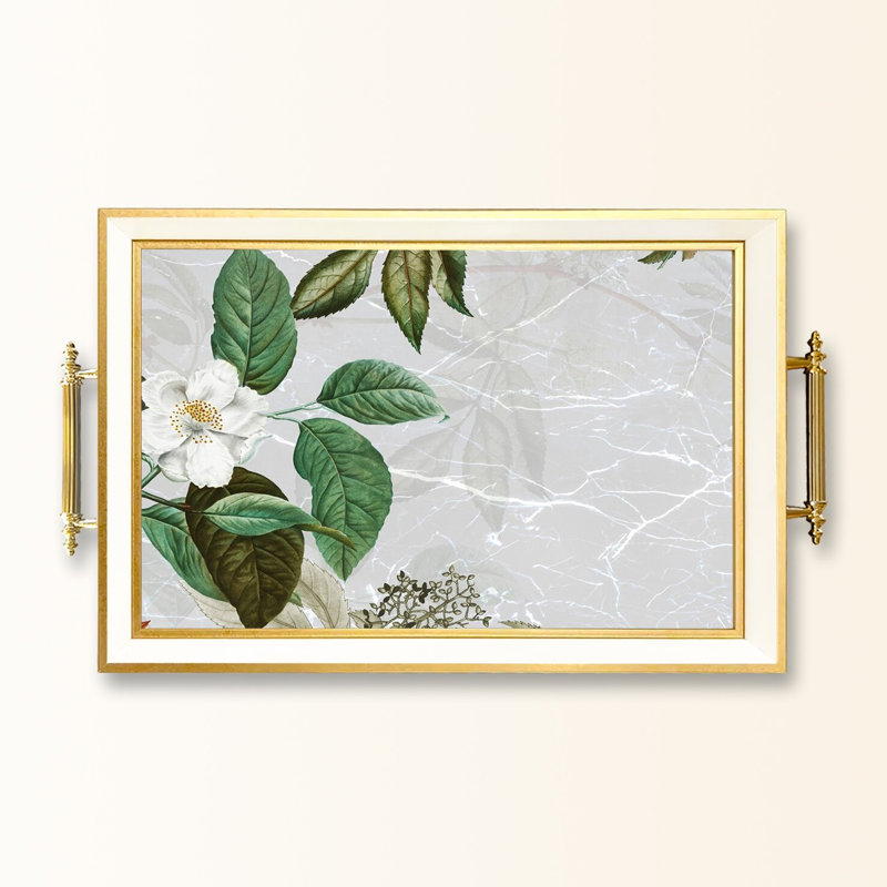 Élégant plateau en verre de 19,7 po x 11,4 po x 1,4 po | Fabrication 100% verre durable | Facile à nettoyer avec un chiffon humide | Idéal pour le service, la présentation décorative et l'organisation | Ajout élégant à la décoration intérieure