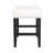 26-Inch Backless Ivory Leather Counter Stool (Set Of 2)-687692258