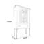 Armoire murale de style américain