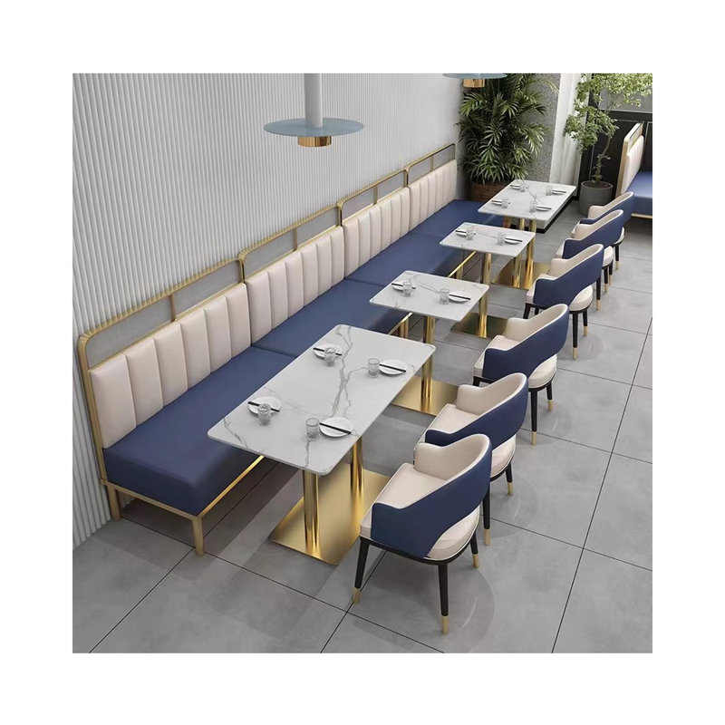 Banc de restaurant léger et luxueux