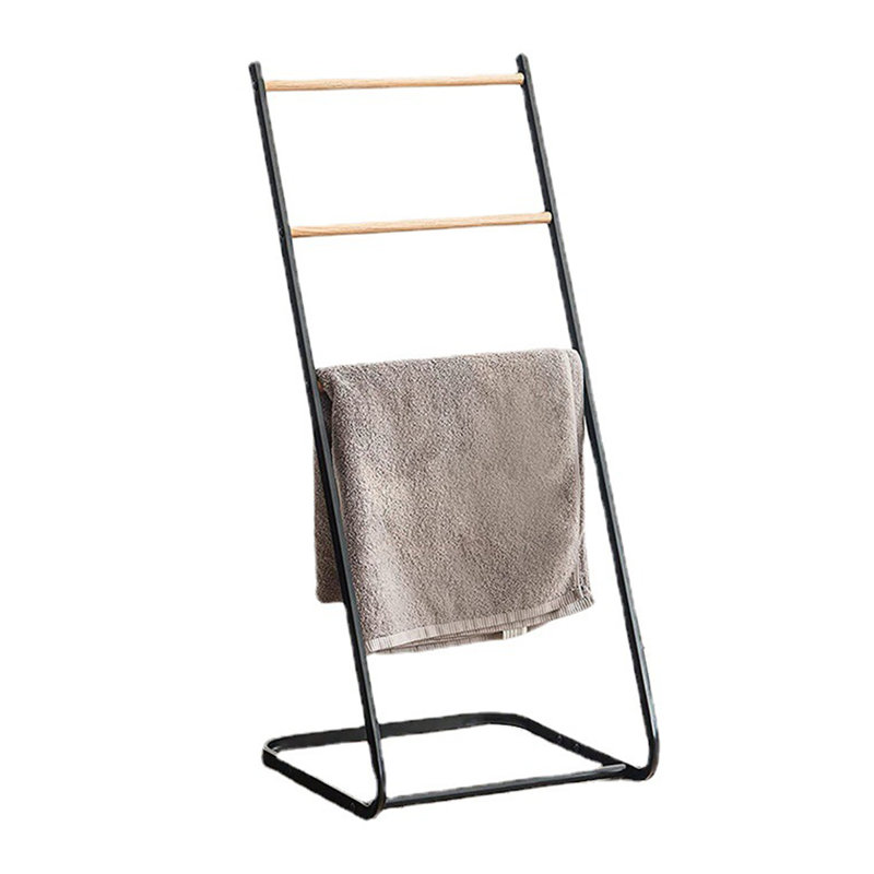 Freestanding Towel Stand, Black