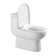 Whitehaus Collection Magicflush 1.6 Gallons GPF Elongated Comfort Height Floor Mounted Kit (Seat Included)