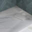 Receveur de douche rectangulaire extra-plat OVE Lenora 152,4 cm x 81,3 cm avec bonde latérale dissimulée, blanc Carrara-136146158
