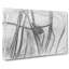 Bird on a Branch in Abstract - Wrapped Canvas Drawing - Wrapped Canvas-55312386