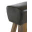 Hejira Upholstered and Genuine Leather Bar Stool with Solid Wood Frame-958164243