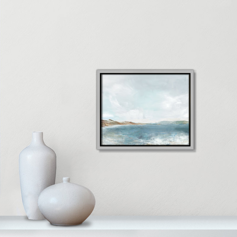 Echoes in Blue -- Landscape Version Print by PI Studio, Silver, 9.5" H x 11.5" W