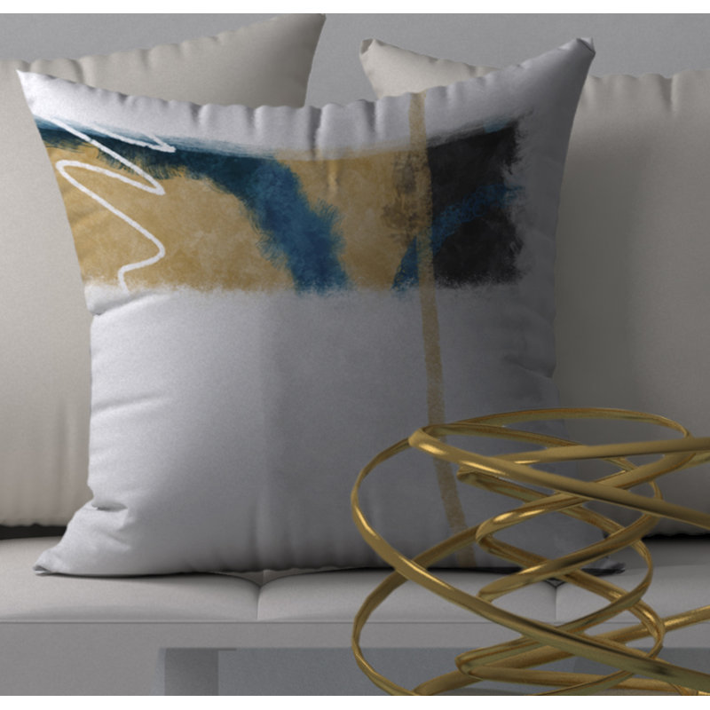 Housse de coussin glamour carrée sure, 20 po x 20 po