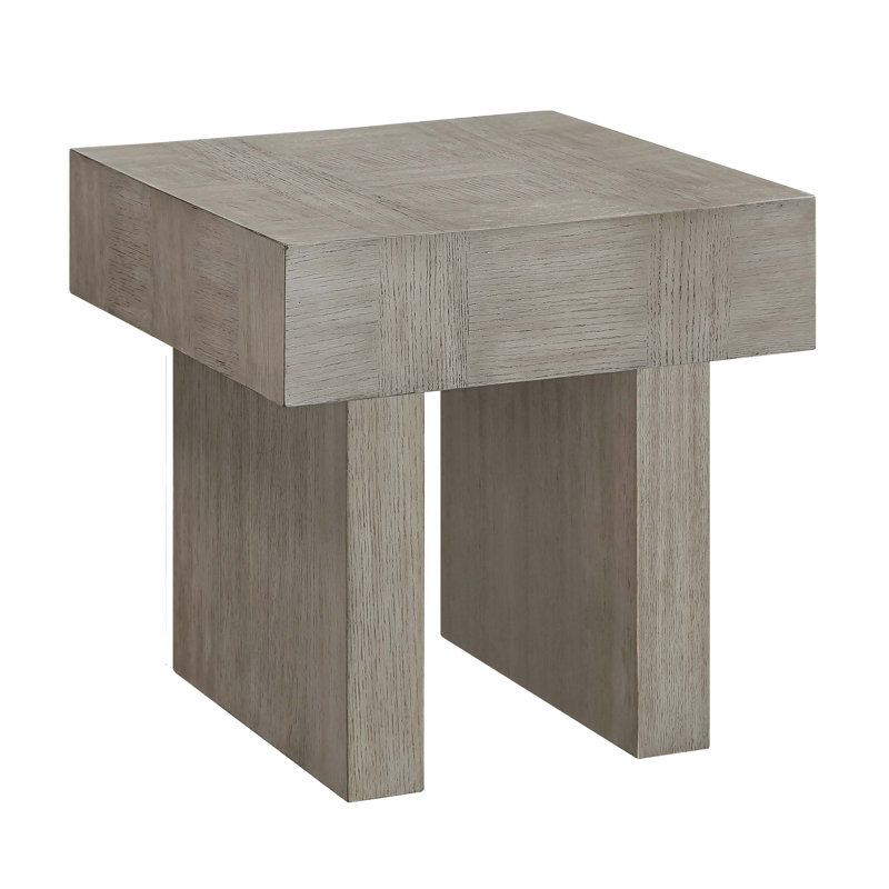 3Pc Table basse de style contemporain 2X Tables de bout Mobilier de salon en bois