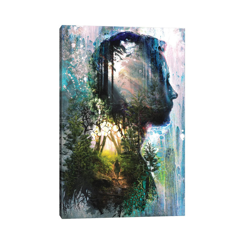 «Mindful Emotion» par Barrett Biggers - impression sur toile tendue, H 40 po x l 26 po x P 1,5 po