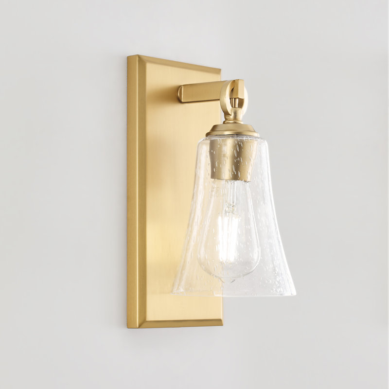 Monterro 1 - Light Armed Sconce, Burnished Brass