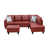 Faux Leather Burgundy