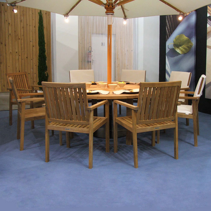 Outdoor Teak Dining Armchair