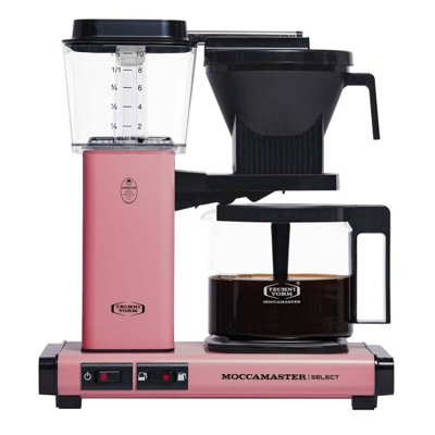 Moccamater KBG Select Filter Coffee Machine, 1.25L - Polished Silver