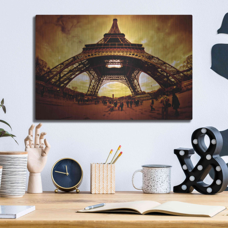 " Eiffel Apocalypse Colour " by Sebastien Lory, 12" H x 16" W