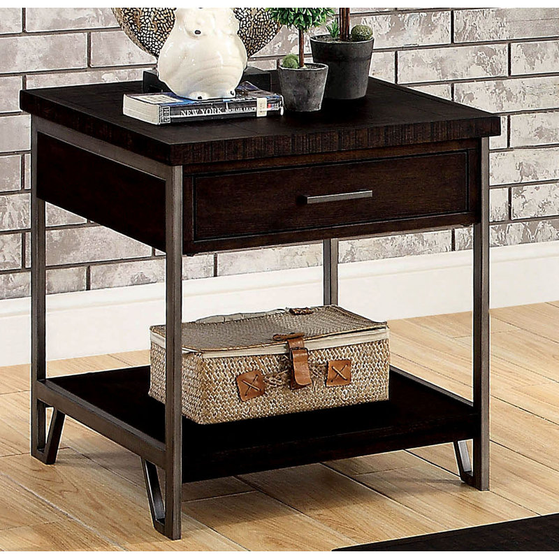 Archlebov End Table with Storage
