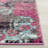Hertzler Abstract Pink Area Rug-2074558716