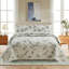  Ensemble de courtepointe en microfibre 3 pièces White-920053633