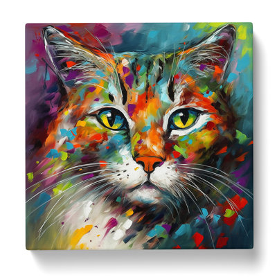 Cat Abstract Art No.3 - Print