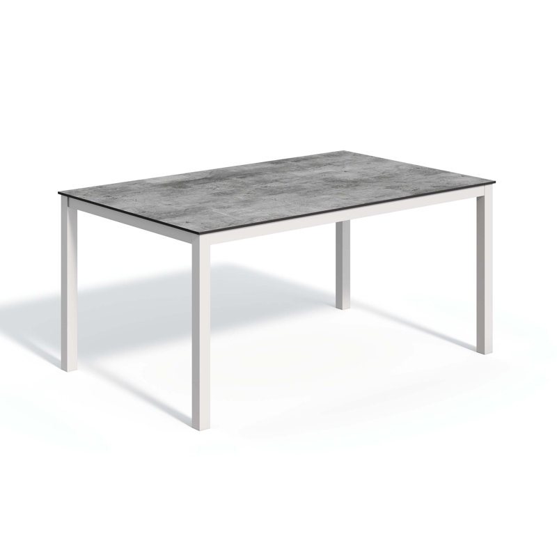 Travira Outdoor Dining Table, Gray, Flint