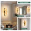 Ensemble de 2 appliques murales en marbre à DEL, appliques murales modernes pour meuble-lavabo, chambre à coucher, couloir-698393788-698393789
