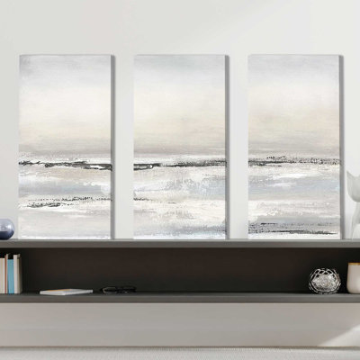 «Distant Fog», reproduction sur toile 3 pièces