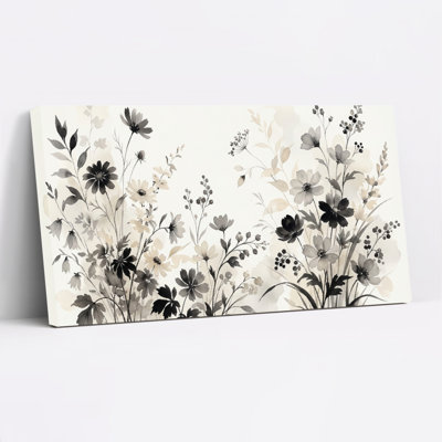"Floral Botanical", ensemble de 1 reproduction d'art sur toile tendue