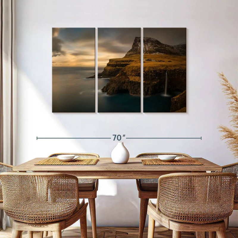 Sebbie Gasadalur Sunset Sky, 36" H x 57" W