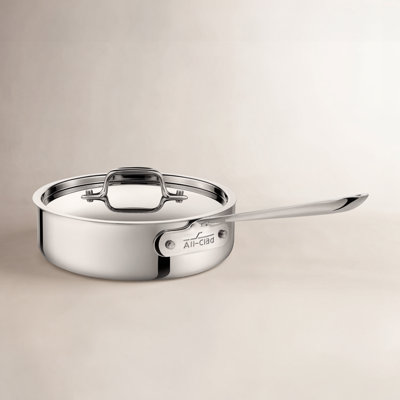 D3™ Stainless Steel Sauté Pan with Lid