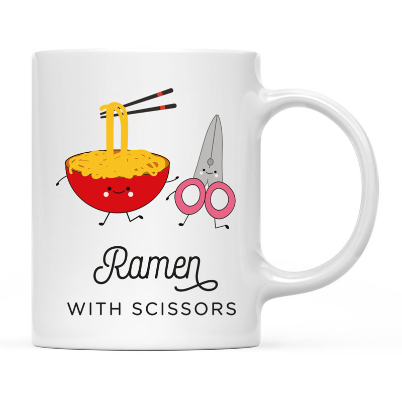Tasse à café Funny Food pun, Nouilles ramen